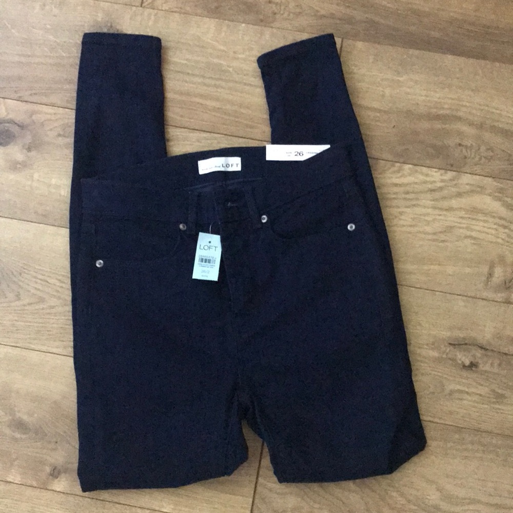 Loft blue jean legging